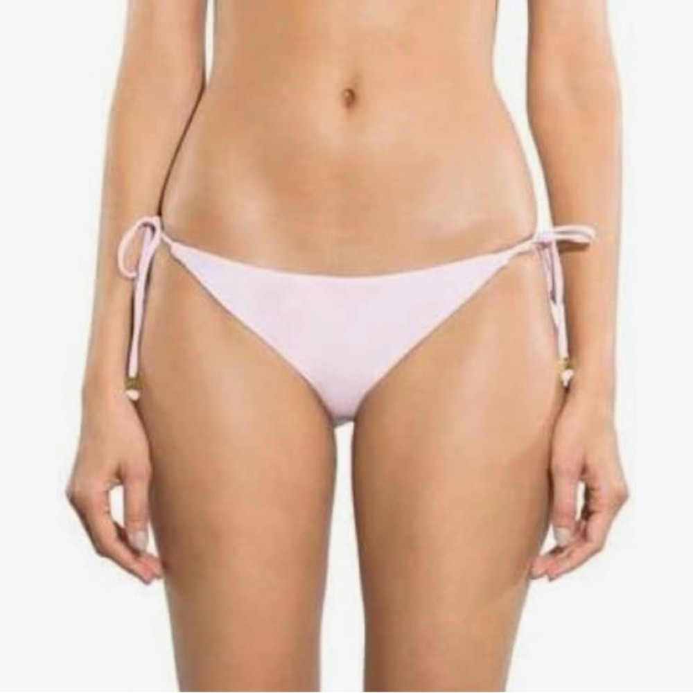 🟡5/$25 DEAL! Shoshanna Light Pink Petal Triangle Bikini Bottom